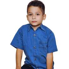 Young Boys Shirts - Blue - View 2
