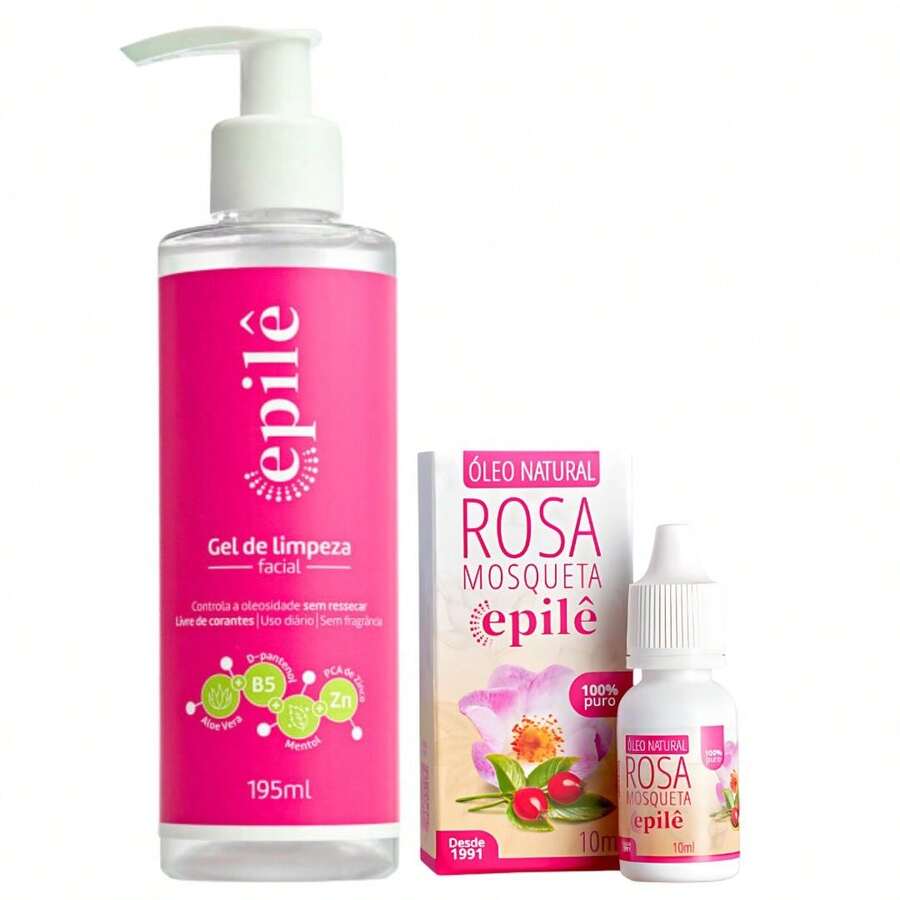 Rugól Epilê Facial Cleansing Gel Kit + Original Rosehip Oil! - 魯戈爾 - 查看 1