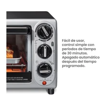 Horno Tostador Moderno 3 En 1 Proctor Silex (4 Rebanadas) - Plateado - Ver 4