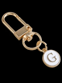 HAILIAN A Bag Pendant Designed Based On English Letters, With A Fashionable And Simple Style, Suitable For Halloween Costume Matching, Suitable For College Students And Elementary School Students Bag Pendant, Car Keychain, Birthday, Holiday, Back To School Season, Halloween Small Gifts