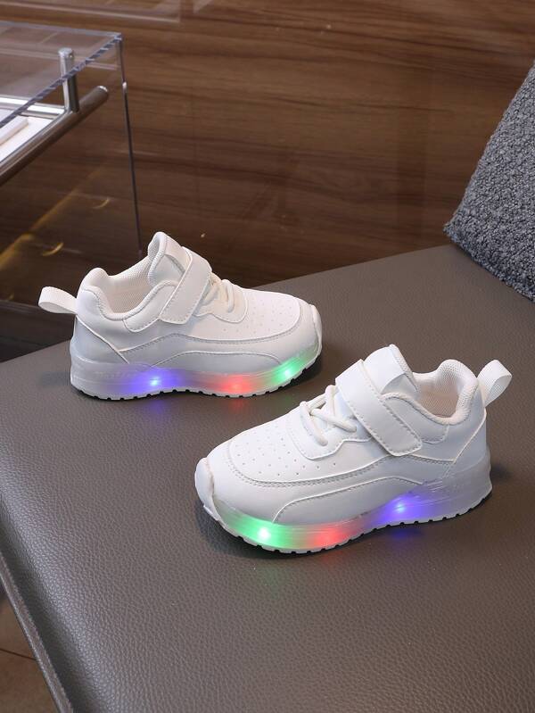 Fashionable Colorful Light-Up Sports Shoes, Comfortable Running Shoes For Toddlers & Kids Boys/Girls, LED Sneakers