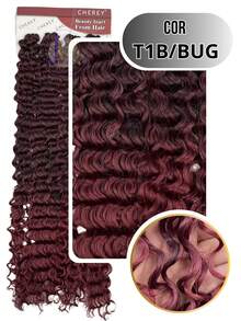 Jumbo Jumbo Braids Kit + 1 Organic Crochet Braids Cherey Bunch - Ombre - View 3