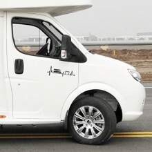 Motorhome Universal Stickers For RV Caravan Camper Van Horsebox Car Accessories Graphics Electrocardiogram Film Decor Decals Auto Tuning Accessories 45x16cm - one-size - View 5