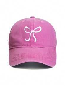 1 Mũ Bóng Chày Nơ Dễ Thương Mới Cho Nữ, Mũ Che Nắng Polyester Cho Y2K, Hàng Ngày, Công Việc, Ngoài Trời, Dự Tiệc, Phụ Kiện Đa Năng - mũ nơ - Xem 13