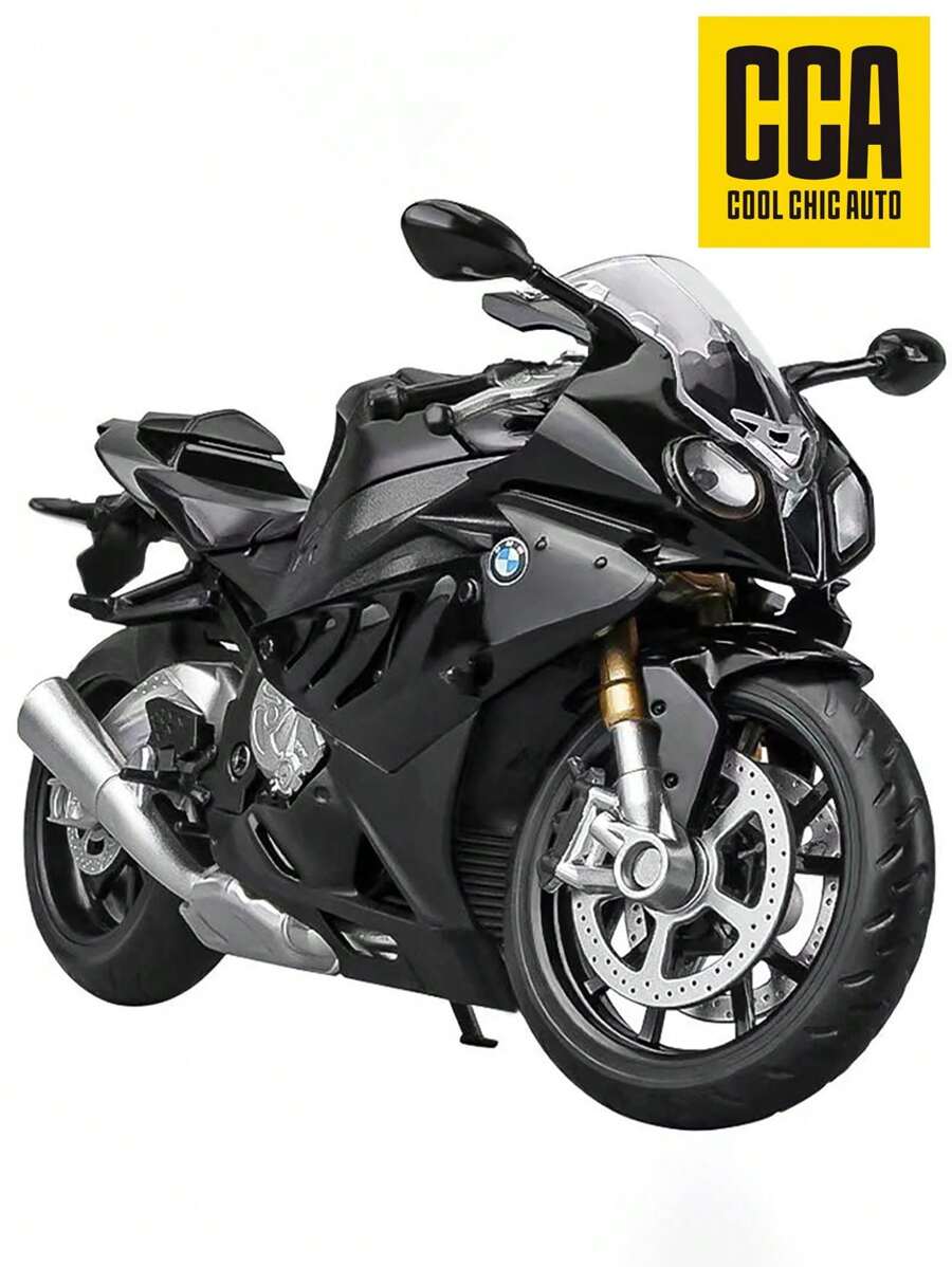 1:12 Scale BMW S1000 Alloy Motorcycle Model, Collectible Metal Toy Replica, Decor & Gift For Motorcycle Enthusiasts