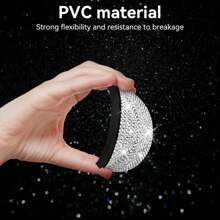 2 Packs Bling Car Cup Holder Coaster, 2.75 Inch Anti-Slip Shockproof Universal Fashion Car Coasters Insert Bling Car Accessories For Women