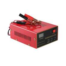 Cargador automotriz de 12/24 V con pinzas para cables Cargador de batería inteligente para automóvil Motocicleta - Rojo - Ver 6