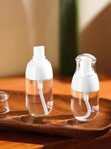 1 件细雾喷雾瓶旅行可再填充透明喷雾瓶用于清洁溶液化妆品香水和皮肤护理可再填充防漏挤压瓶适合女性和女孩旅行必需品旅行香水补充瓶旅行用品