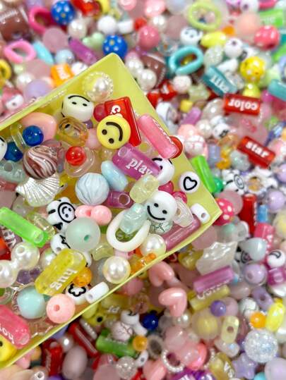 20g/30g/40g 包装随机混合 DIY 珠子 串珠手链 项链配件 装饰珠