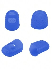 5pcs/Set Thickened Universal Fingertips Guards Silicone Guitar String Finger Protectors Wear-Resistant Non-Slip Thimble Finger Pads - Multicolor - View 9