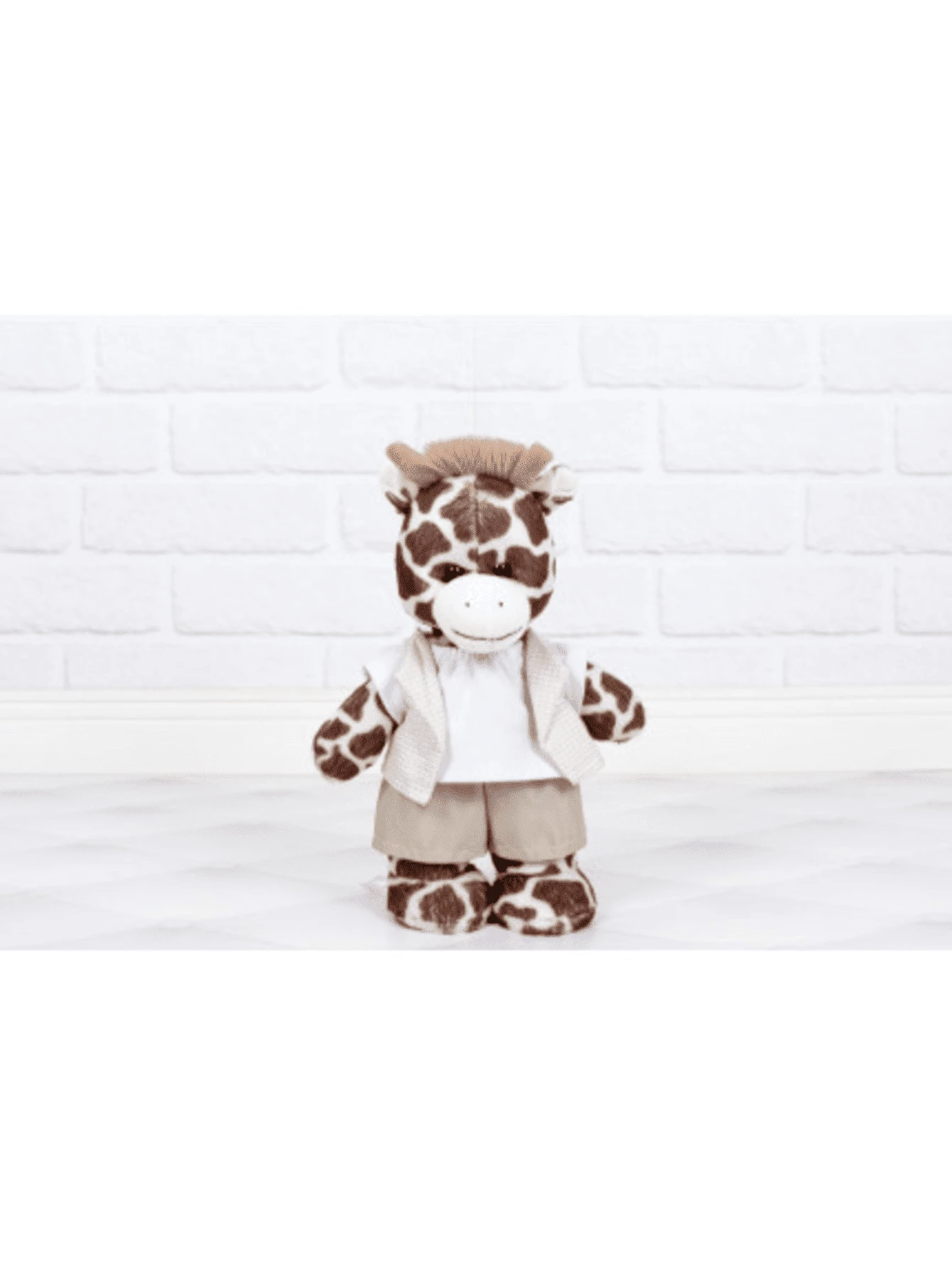 Giraffe Plush  Amore 20 Cm - Decorations - 米色格紋 - 查看 1