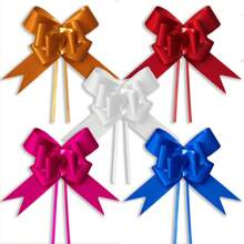 Easy Flat Bow Gift 39cm Small 50 Units Different Colors - 寶藍色 - 查看 1