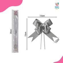 Easy Flat Bow Gift 39cm Small 50 Units Different Colors - 寶藍色 - 查看 4