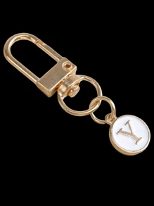 HAILIAN A Bag Pendant Designed Based On English Letters, With A Fashionable And Simple Style, Suitable For Halloween Costume Matching, Suitable For College Students And Elementary School Students Bag Pendant, Car Keychain, Birthday, Holiday, Back To School Season, Halloween Small Gifts