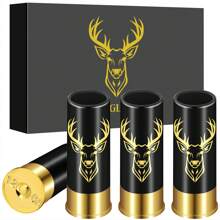 1/2/4 Stück Plastik 12GA Patronenform Becher, Hirschkopf Design, Mini Schnapsglasgeschenkbox, wiederverwendbares Plastik, Schnapsglas, Bar Werkzeuge, Cocktailglas, Whiskeyglas, Weinglas, Schnapsglasgeschenkbox, Küchenutensilien, Geburtstag/Weihnachten/Halloween/Vatertag/Muttertag Geschenk für Männer & Frauen, Barkeeper Geschenk, Party Favors, Halloween Geschenke - Verschiedenfarbig - Übersicht 19