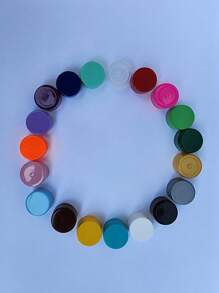 50 Soap Bubble Tubes 13cm Perfect For Party Favors - 鏽棕色 - 查看 4