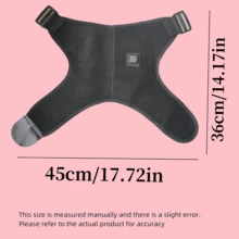 Chal eléctrico con calentamiento, alimentado por USB, 3 niveles de calentamiento, cálido - Negro - Ver 7