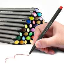 12-100Pcs/Set Art Colored Pens Point Pens For School Office Adult Coloring Book Journals Drawing Doodling Art Markers Fine Tip Drawing Fineliner For Journaling Writing Note Office Back To School