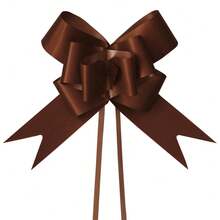 Easy Flat Bow Gift 50cm Large 10 Units Different Colors - 鏽棕色 - 查看 2