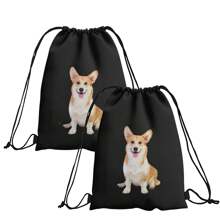 1pc Customized Personalized Drawstring Backpack, Custom Photo Exclusive Travel Bag, Lightweight Cinch Backpack Suitable For Sports, Daily Use, Gym, Swimming, Fitness, After-School Club