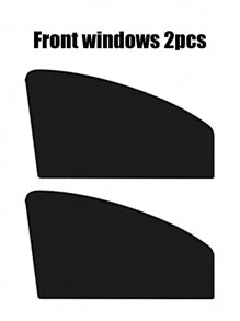 Car Window Shades With Magnets,Strong-Light Blocking UV Protection Privacy Shades,Universal Essential Interior Accessories ,Car Camping And Napping Curtains - Black - View 12