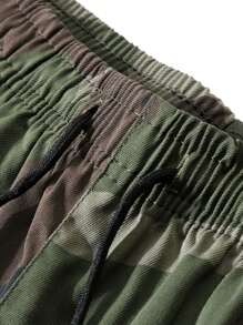 New Stylish Men Outdoor Hiking Sports Camo Cargo Pants, Fashion Brand Casual Trousers For Touring, Hiking