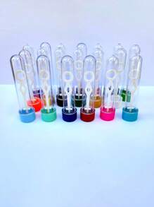 50 Soap Bubble Tubes 13cm Perfect For Party Favors - Xanh đậm - Xem 3