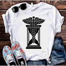 History Shirt T-Shirt Blouse SB90 - 白色 - 查看 1