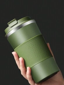 1 chiếc bình đựng cà phê cách nhiệt đơn giản và tươi mát cho ngày trở lại trường - màu xanh lá - Xem 7