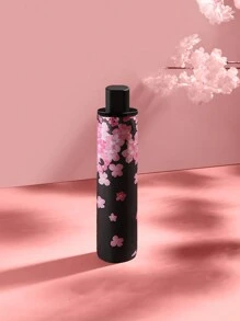 1pc Sakura Pattern Folding Umbrella, UV Protection, Waterproof, Portable Travel Umbrella, Back To School Supplies Summer Cooling,Beach,Travel