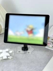 1 件可爱卡通亚克力猫爪 360° 可旋转桌面手机支架，可折叠亚克力 360 度可旋转平板电脑/IPad/手机支架多功能桌面支撑配件 - 猫爪设计兼容 、Android 手机，生日、家人、朋友手机配件的礼物