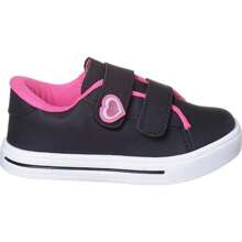 Kit 1 Children's Sneakers For Girls Plus Babuche Children's School Fashion - 黑色 - 查看 4