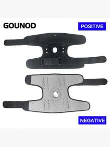 GOUNOD 1Pc  Knee Brace With Side Stabilizers & Patella Gel Pads For Maximum Knee Pain Support And Fast Recovery For Men And Women - màu đen - Xem 8