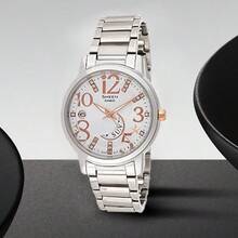 Casio Xem SHE-4028D-7APR, Đồng hồ nữ Star And Moon bằng thép không gỉ màu bạc - Bạc - Xem 6