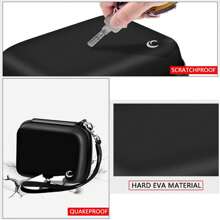 ALKOO Carrying Protective Case For Digital Camera, AbergBest 21 Mega Pixels 2.7" LCD Rechargeable HD/For Pixpro/For Canon PowerShot ELPH 180/190 /For DSCW800 / DSCW830 Cameras For Travel - Box Only - Black - View 4