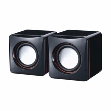 Mini 2.0 D-02A USB Speaker With Auxiliary For PC And Notebook Home Office - màu đen - Xem 2