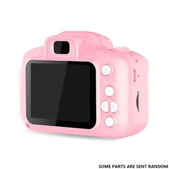 Christmas Decoration 1PC Mini Camera Waterproof 1080P HD Screen Camera Video Toy 8 Million Pixel Cartoon Cute Camera Outdoor Photography Toy Birthday Gift