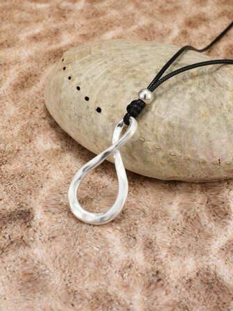 Hegaze 1 件精美设计创意 8 字形吊坠项链