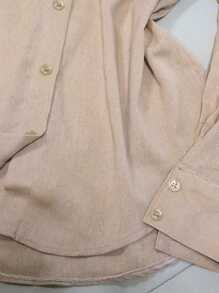 ANJO&M FASHlON Lined Shorts Linen Set Size S M G - 米色 - 查看 7