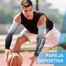 Sports Sleeves And UV Protective Sleeves Kit For Men And Women X 2 - 藍色 - 查看 3