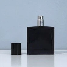 1pc 30ml Glass Refillable Perfume Bottle, Black Color, High-End Portable Fine Mist Toner Spray Bottle - Bottle - View 3