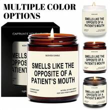 Funny Dentist Scented Candle Gift - Smells Like The Opposite Of A Patient's Mouth Candle, Unique Thank You Appreciation Gift For Home Office School Dentists Dental Hygienist Pros On Birthday Graduation Retirement Christmas Stocking Stuffers - 黑色 - 查看 5