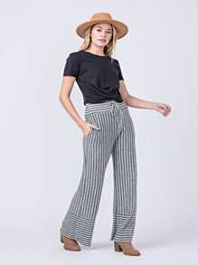 Pantalones de Mujer - Verde Oliva - Ver 2
