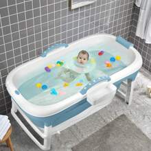 VA-Cerulean Foldable Bathtub 118 X 60 X 53 Cm / 128 X 60 X 53 Cm / 148 X 60 X 53 Cm Folding Bathtub Adults With Removable Cover, Soap Basket And Massage Rollers For Small Bathroom And SPA - 118*60*53cm - View 7