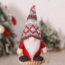 1 件/4 件全新圣诞节无脸老人雕像、针织帽侏儒雕像、创意森林家居装饰品、客厅、卧室装饰、圣诞节节日氛围道具、派对主题装饰、圣诞节 - 彩色 - 查看 11