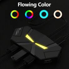 7 端口 / 4 端口 USB 集线器分配器 USB2.0 集线器分配器 USB 适配器集线器多端口插座分配器适用于个人电脑笔记本电脑 U 盘打印机键盘鼠标 - 黑色 - 查看 6