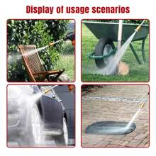 Cordless Pressure Washer, Electric Pressure Water Gun, Handheld Car Washer Gun, Powerful, For Home, Car Washing,Garden Tools - Black - View 3