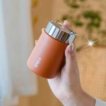 1 件 230ml 迷你保温杯,316 不锈钢内衬,咖啡/水/牛奶杯,轻巧时尚,适合户外使用或日常居家/办公室使用 回到学校 回到学校 - 彩色 - 查看 4