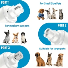 Herramienta de pulido y acicalado de uñas para mascotas con 2 velocidades y 3 métodos de pulido, cortaúñas eléctrico recargable por USB, pulidora de uñas eléctrica profesional para mascotas, máquina automática de manicura