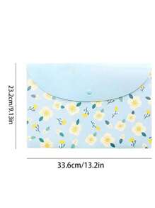 1pc/4pcs Túi đựng hồ sơ giấy kiểm tra A4 có nút niêm phong giấy đựng thư Túi đựng hoa tươi trong suốt có nút thông tin Túi đựng hồ sơ văn phòng phẩm phù hợp cho văn phòng, trường học, thiết kế hoa chống thấm nước (một số bộ phận nhỏ có màu ngẫu nhiên) Quay lại trường học, Quay lại trường học, Đồ dùng học tập - nhiều màu - Xem 2